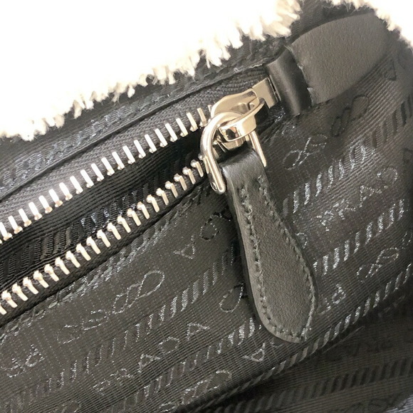 Prada Fur Tote Bag Black - Picture 13 of 16